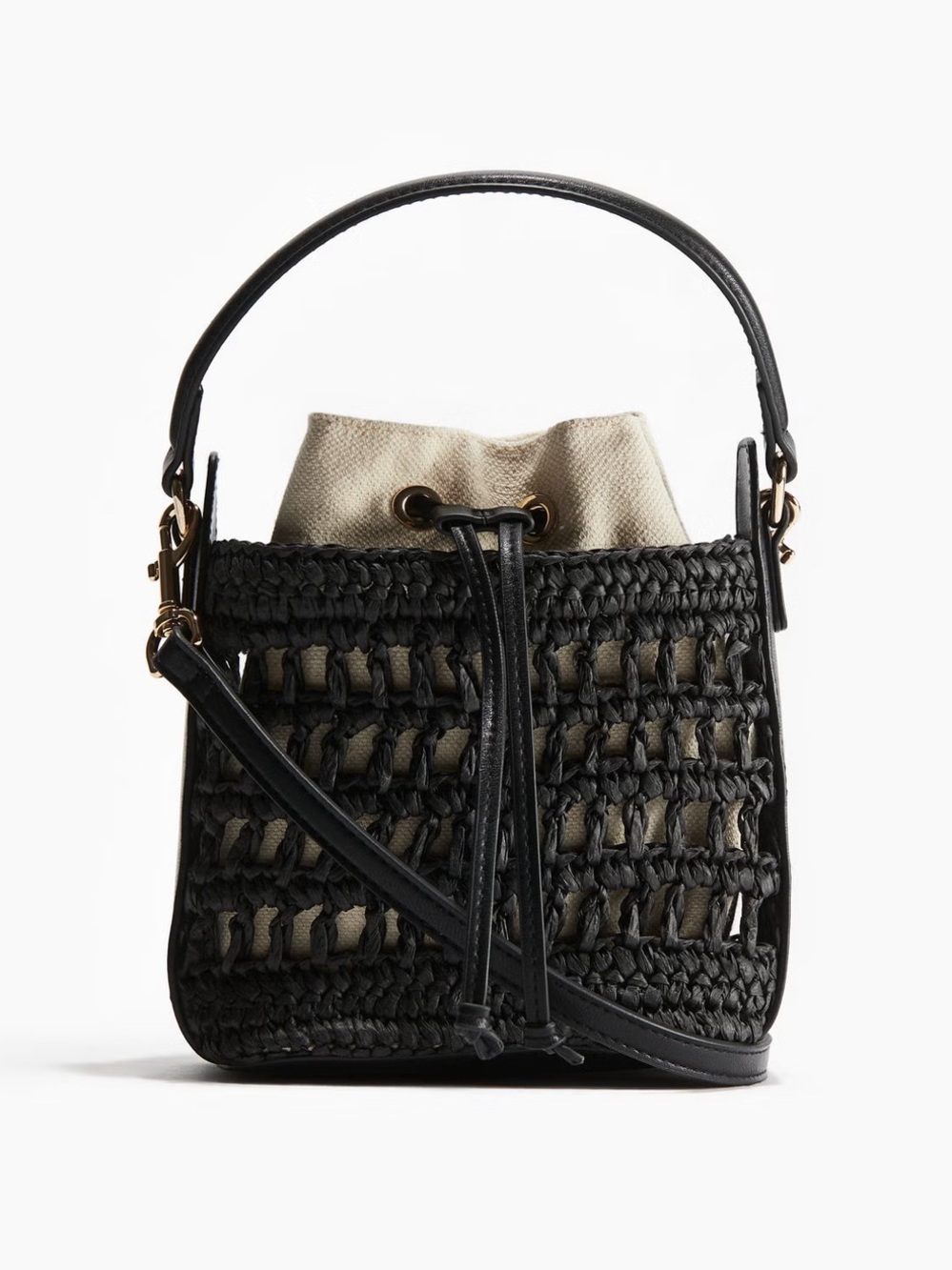 H&M Straw Crossbody Bag